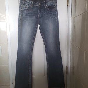 Express Barely Boot "Stella" Low-Rise Jeans - Size 2 Short